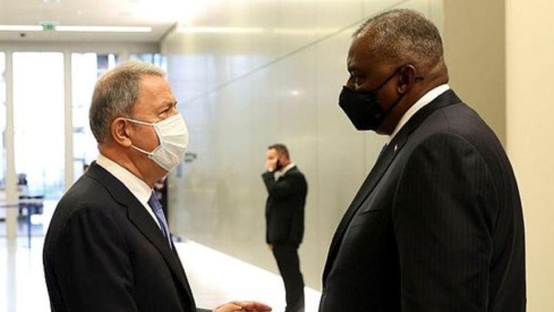 Hulusi Akar, ABD Savunma Bakanı Austin ile görüştü