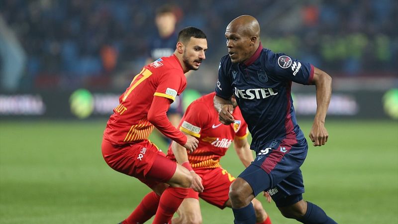 Trabzonspor, Kayserispor'u son saniye penaltısıyla yendi