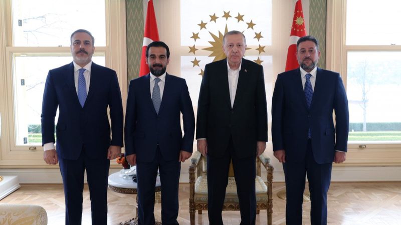 Cumhurbaşkanı Erdoğan, Irak Temsilciler Meclisi Başkanını kabul etti