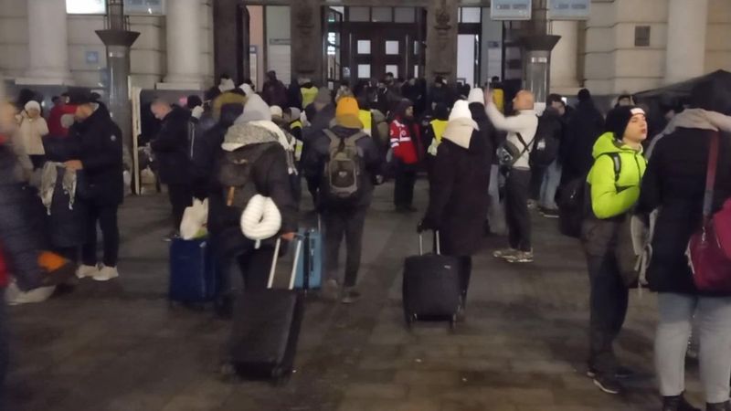Lviv'de trenle tahliyeler sürüyor