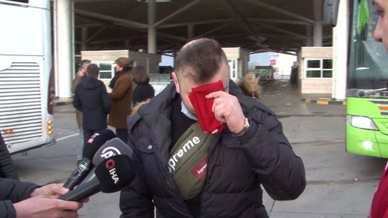 Ukrayna'dan gelen Türk'ün bayrak hassasiyeti