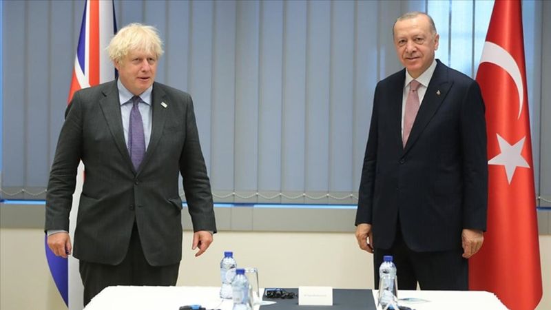 Cumhurbaşkanı Erdoğan, Boris Johnson ile görüştü