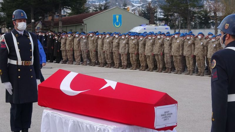 Tokat şehidi İsmail Ergin memleketine uğurlandı
