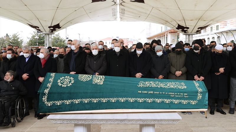 Cumhurbaşkanı Erdoğan, İbrahim Halit Çizmeci’nin cenaze törenine katıldı