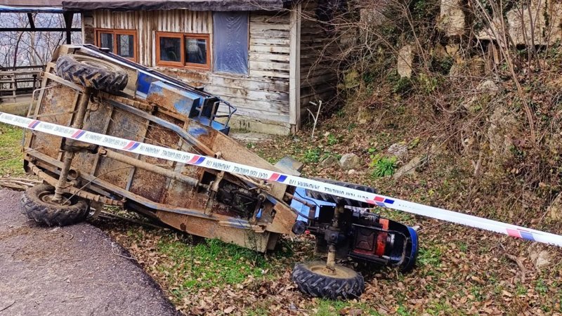 Ordu'da patpat aracı devrildi: 1 ölü 2 yaralı