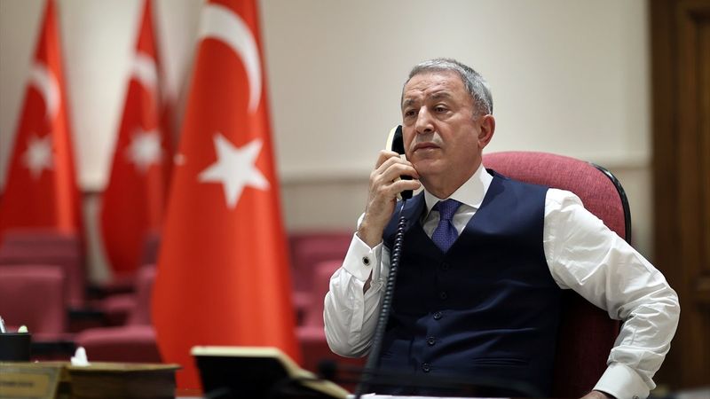 Hulusi Akar, Rus mevkidaşı ile görüştü