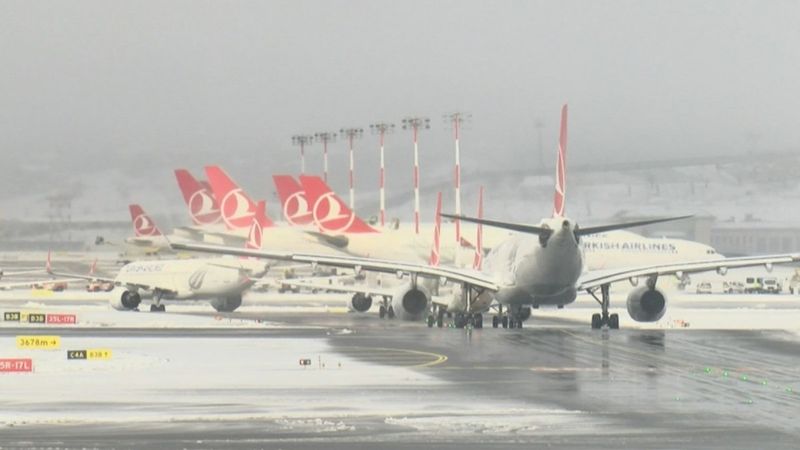 İstanbul Havalimanı'nda uçuşlar aksamadan devam ediyor