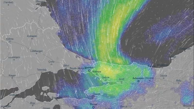 İstanbul'da beklenen kar yağışı, meteoroloji radarında