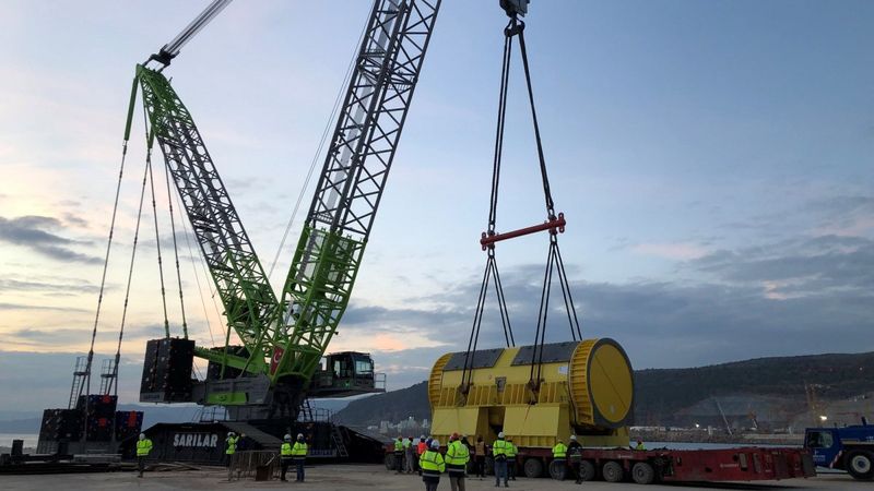 Akkuyu Nükleer Santrali'nin ekipmanları Rusya'dan geldi