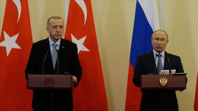 Cumhurbaşkanı Erdoğan, Vladimir Putin ile görüştü