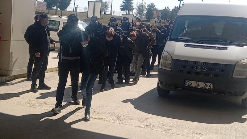 Edirne'de birçok suça dahil olan çetenin lideri tutuklandı