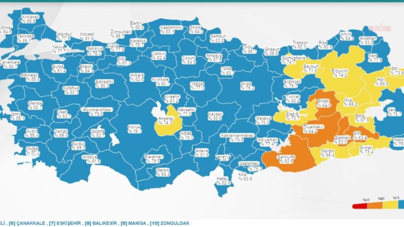 20 Mart Türkiye'nin korona tablosu