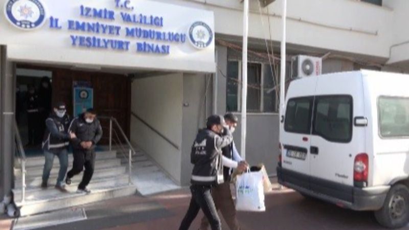 İzmir’de esnaftan haraç alan suç örgütüne operasyon