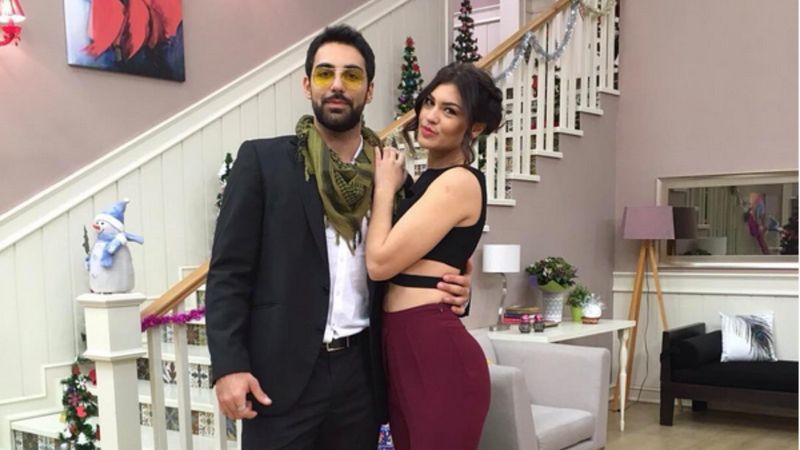 Kısmetse Olur'un Cansel'inden yeni fantezi! Minicik liseli kıyafetiyle otel koridorunda...