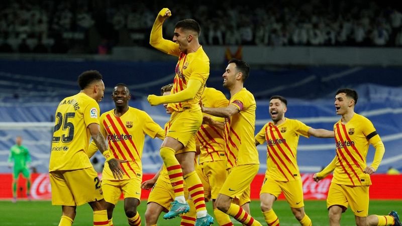 El Clasico'da Barcelona'dan 4 gol