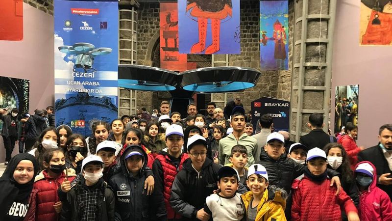 Diyarbakırlı çocuklar CEZERİ'yi ziyaret etti