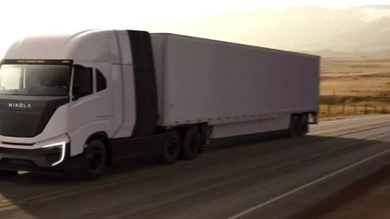 Tesla'nın rakibi Nikola, elektrikli tır üretimine başladı