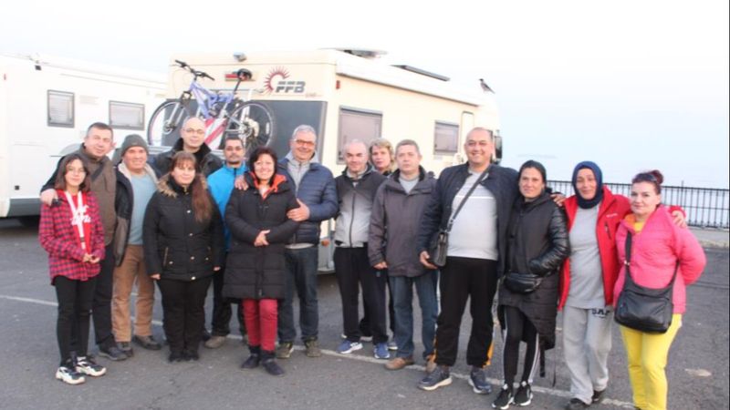 Bulgar karavancılar Tekirdağ'a gelmeye başladı