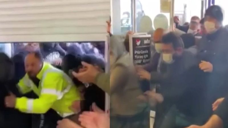 Ankara'da indirimi duyan vatandaşlar mağazaya akın etti