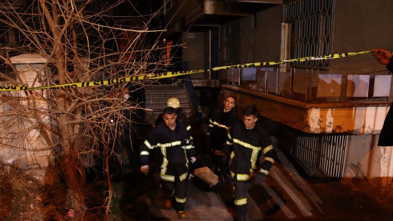 Kayseri'de feci yangın: 1 ölü, 4 yaralı