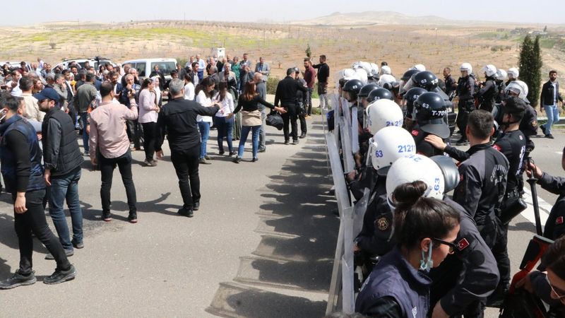 Şanlıurfa'da, terörist Abdullah Öcalan'ın doğum günü gerginliği