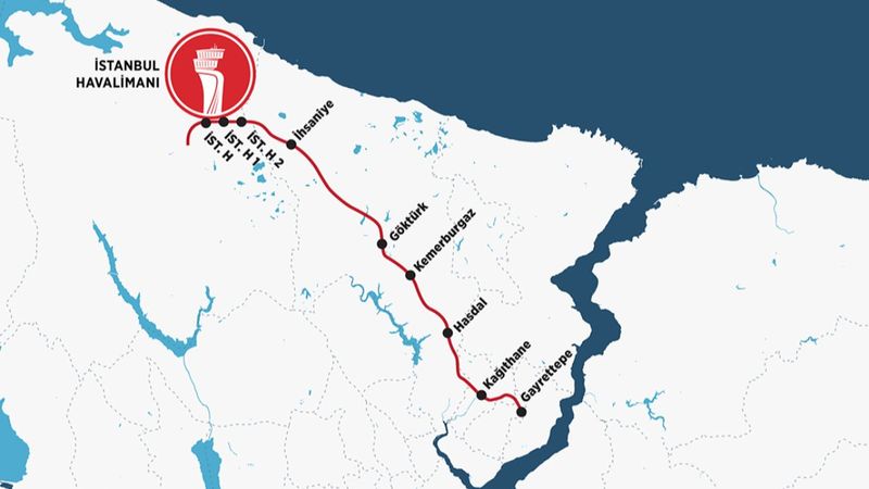 Gayrettepe-İstanbul Havalimanı metro hattında yüzde 98 ilerleme kaydedildi