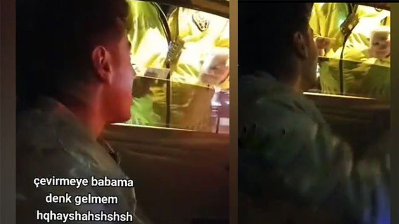 Polis çevirmesinde babasını gören genç, büyük şaşkınlık yaşadı