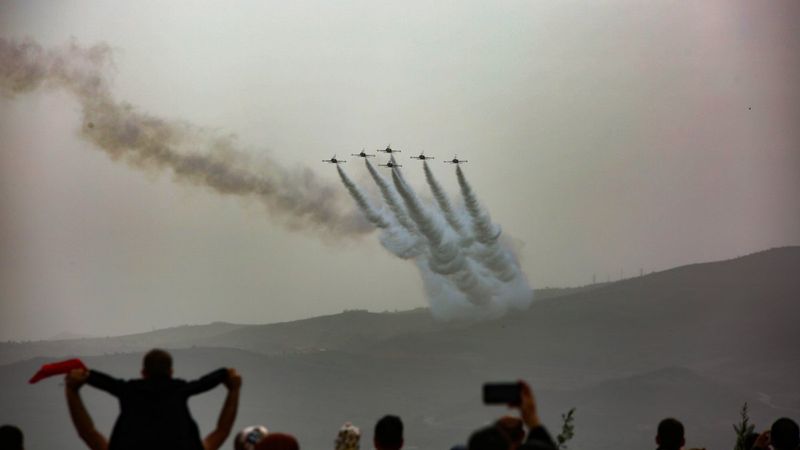 Tunceli'deki Türk Yıldızları gösterisine toz taşınımı engeli