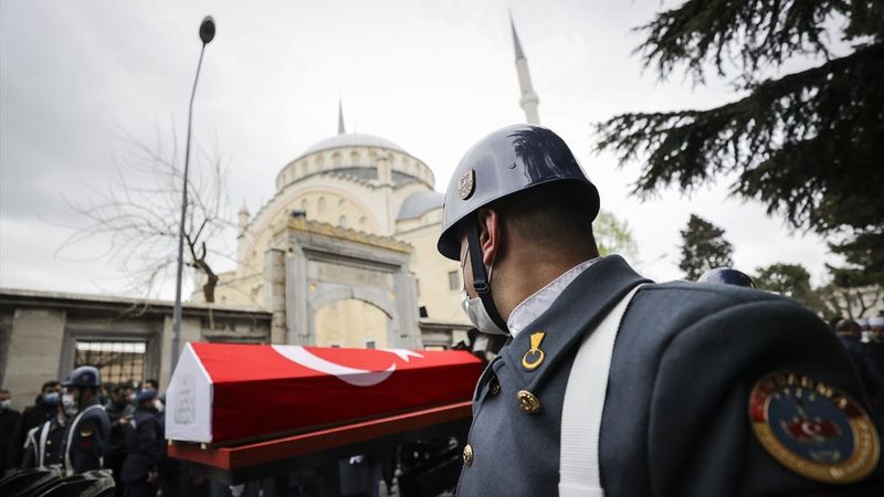 Adana'da kazada şehit olan Burak Şahin'e veda