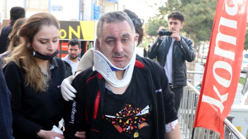 Kayseri'de iki grup arasında yol verme kavgası çıktı