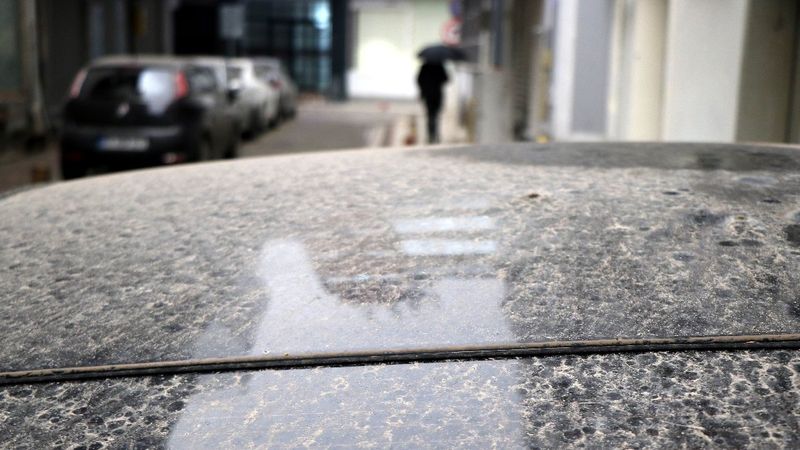 Samsun’da çamur yağdı