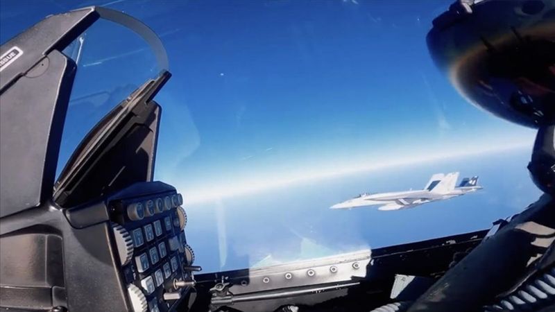 Türk ve Amerikan uçaklarından Doğu Akdeniz'de ortak eğitim uçuşu