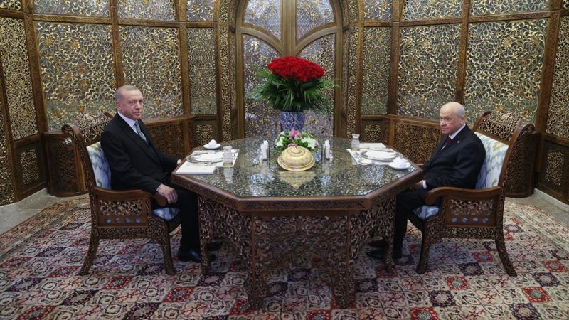 Cumhurbaşkanı Erdoğan ile Devlet Bahçeli'nin iftar programı