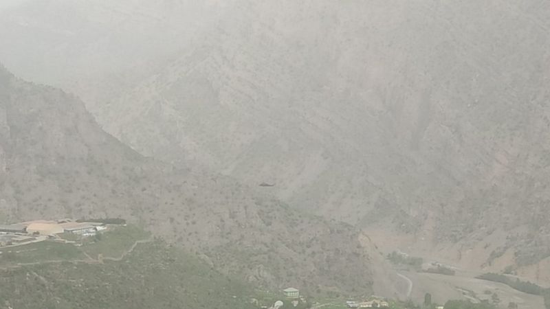 Irak sınırındaki Hakkari'de, askeri hareketlilik 