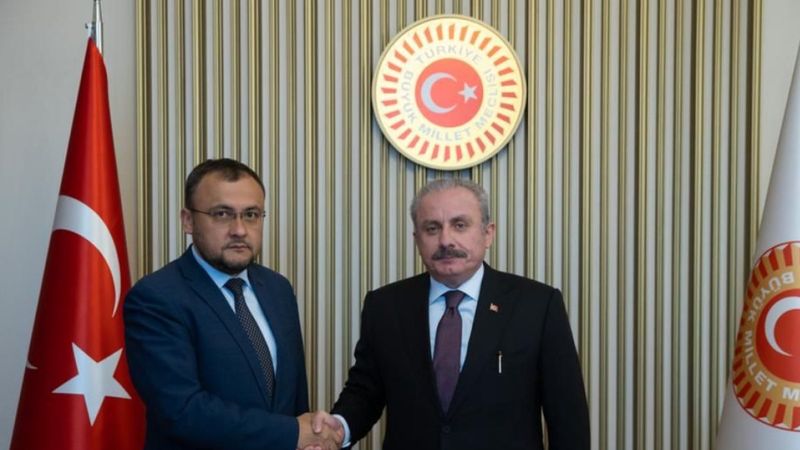 Mustafa Şentop-Vasyl Bodnar görüşmesi