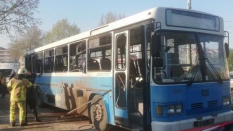 Bursa'da cezaevi otobüsüne bombalı saldırı
