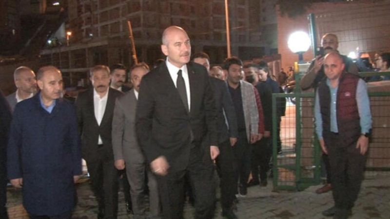 Süleyman Soylu, şehit Kaan Kanlıkuyu'nun ailesini ziyaret etti