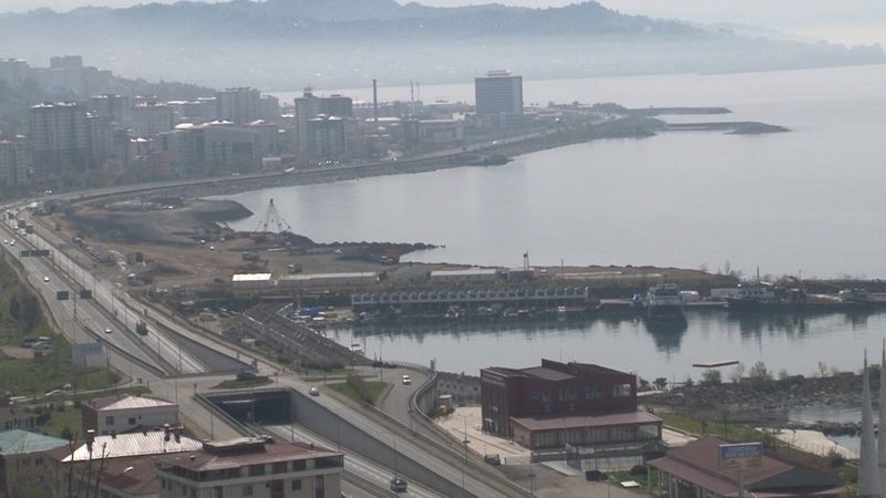 Rize’nin şehir hastanesinin dolgusu devam ediyor