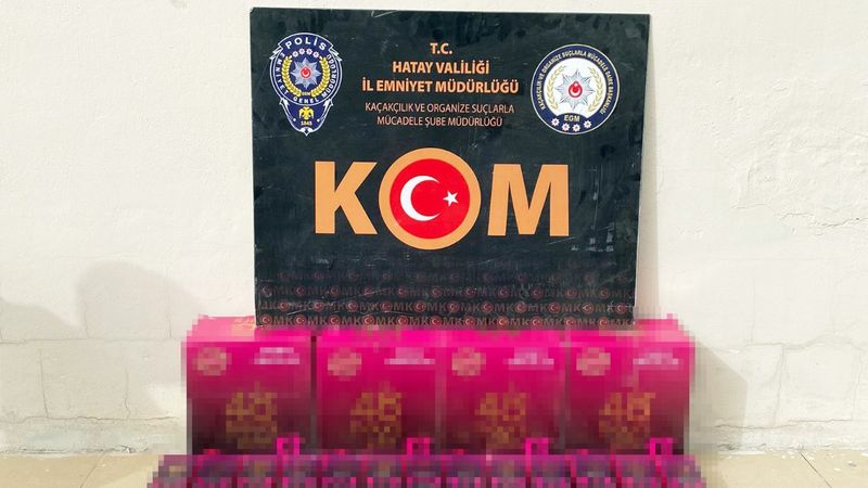 Hatay'da, gümrük kaçağı 840 cinsel içerikli ürün ele geçirildi