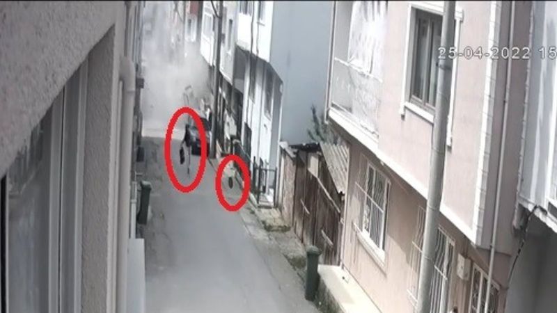 Bursa'da uçağın düşme anlarına ait yeni görüntüler