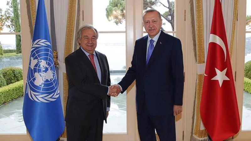 Cumhurbaşkanı Erdoğan, BM Genel Sekreteri Antonio Guterres ile görüştü