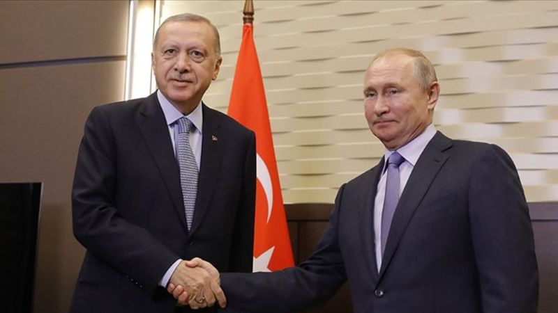 Cumhurbaşkanı Erdoğan, Vladimir Putin'le görüştü