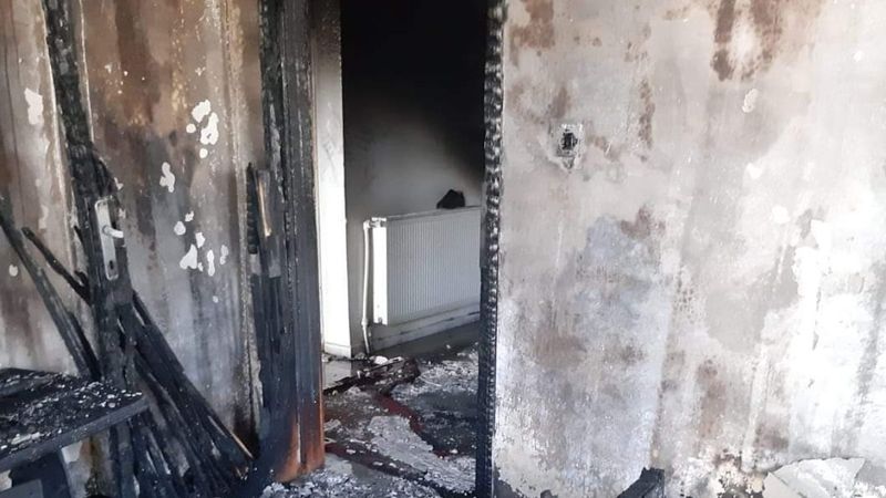 Kırşehir'de 4 katlı binada yangın: 1 ölü