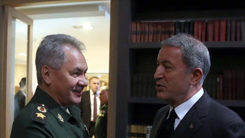 Hulusi Akar, Rus mevkidaşı Sergey Şoygu ile görüştü
