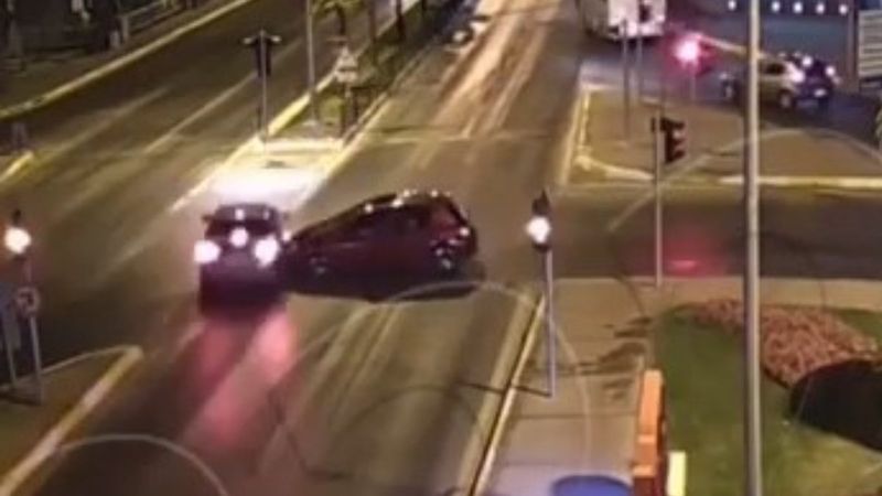 Balıkesir'deki korkunç kazalar kamerada