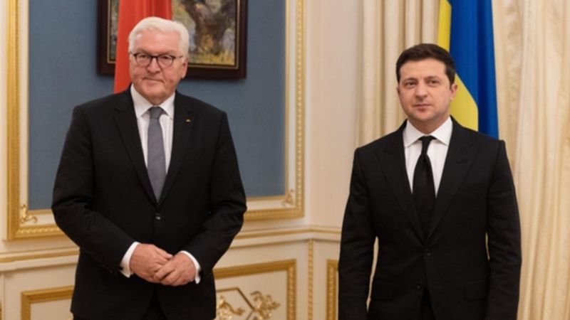 Almanya Cumhurbaşkanı, Zelensky ile görüştü