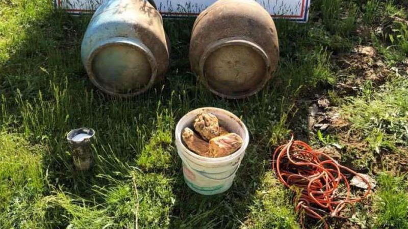 Bitlis'te 1 kilo patlayıcı ele geçirildi