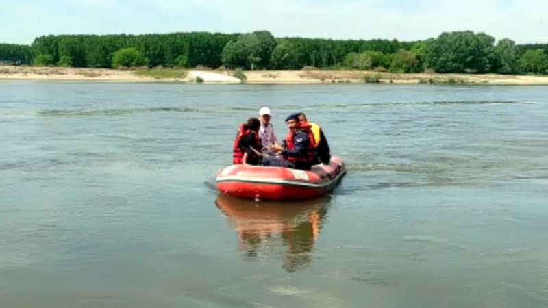 Yunanistan'a kaçmak istedi, Meriç Nehri'nde mahsur kaldı