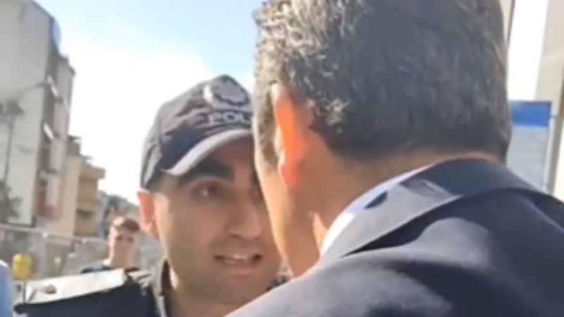 Ali Koç'tan, polis memuruna: Memur bey ne yapıyorsun