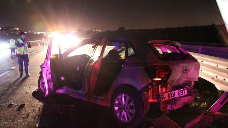 Kuzey Marmara Otoyolu'nda kaza:  5 yaralı